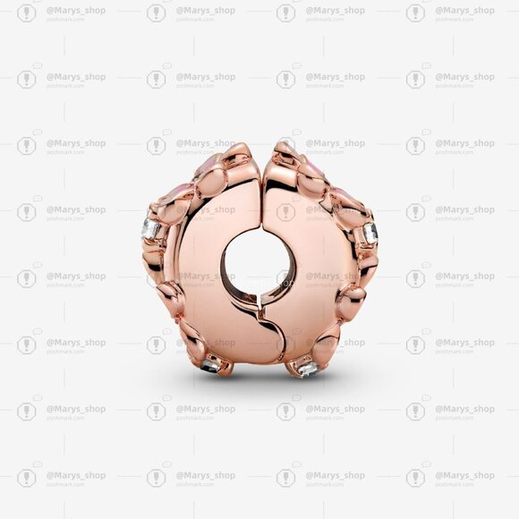 Pandora Pink Daisy Spacer Clip Charm - Picture 3 of 5